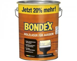 BONDEX Holzlasur für aussen - verschiedene Farben - 4,8 Liter