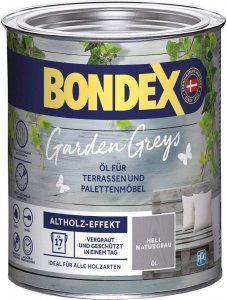BONDEX Garden Greys Öl - Öl für Terrassen und Palettenmöbel - 0,75 Liter - verschiedene Ausführungen