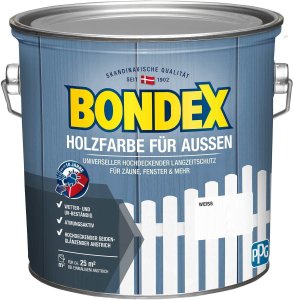 BONDEX Holzfarbe für aussen - verschiedene Farben - 2,5 Liter