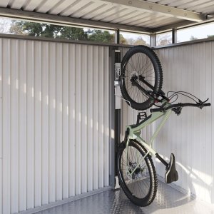 BikeLift - Fahrradlift - für ein Gerätehaus - die innovative Wandhalterung