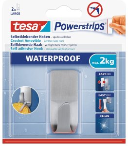 tesa Powerstrips® Waterproof Haken Zoom Metall - 59707-00000