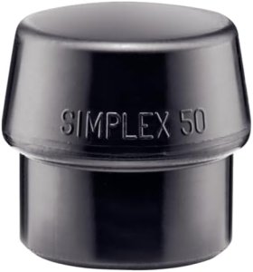 HALDER SIMPLEX-Einsatz Gummikomposition - schwarz - Serie 3202