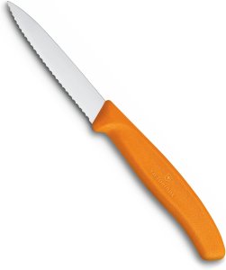 Swiss Classic Gemüsemesser - mit Wellenschliff - verschiedene Farben
