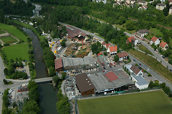 Graf Bauzentrum mit Baustoffhallen, Baumarkt