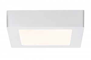 Deckenleuchte Lunar LED Panel eckig - 11 W - Weiß matt, Alu