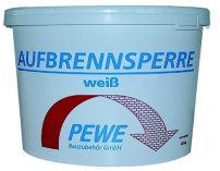 Aufbrennsperre - weiß