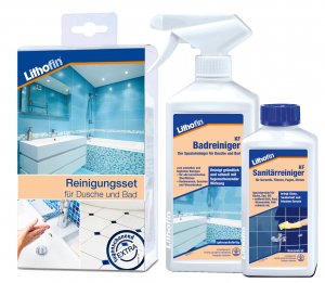 Reinigungsset für Dusche und Bad - extra fugenschonend