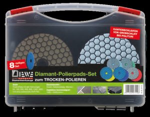 Diamant-Polierpads Set - Ø 100 mm