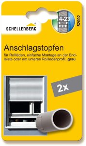  Anschlagstopfen für Rollläden - System MINI und MAXI - grau