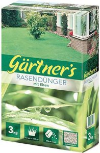 Gärtners Rasendünger mit Eisen