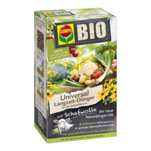 COMPO BIO Universal Langzeit-Dünger mit Schafwolle - 2 kg