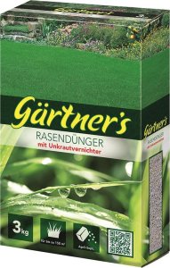 Gärtners Rasendünger mit Unkrautvernichter