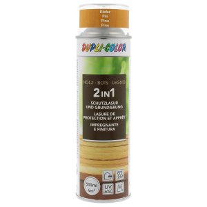 DUPLI-COLOR Holzschutzlasur-Spray 2 in 1 - verschiedene Ausführungen