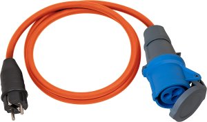 Camping-Adapterkabel / CEE-Adapter mit Schutzkontakt-Stecker und CEE-Kupplung