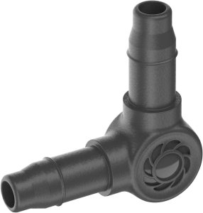 L-Stück 4,6 mm (3/16 Zoll) - 10er Set - Micro-Drip-System