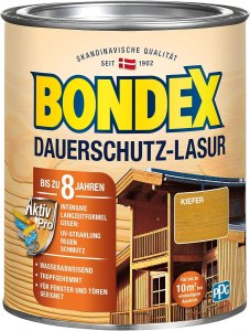 BONDEX Dauerschutz-Lasur - verschiedene Farben - 0,75 Liter