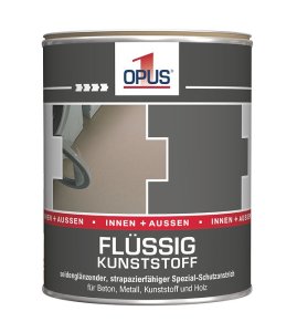 OPUS1 Flüssig-Kunststoff - silbergrau - 2,5 Liter