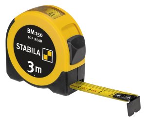 Rollbandmaß STABILA BM 150 - mit Sichtfenster - 3m