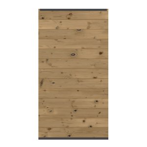 HOLZ THERMO MASSIV - Zaunfeld-Set 91x184 cm