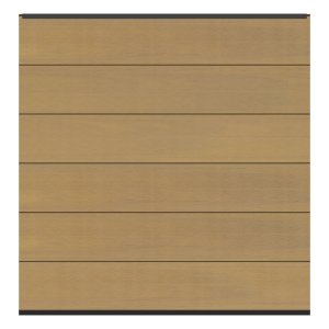 WPC PLATINUM XL - Lärche - Zaunfeld-Set 178x184 cm