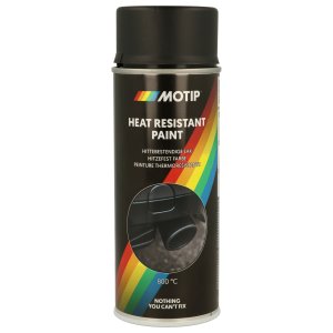 MOTIP Hitzefest Farbe - HEAT RESISTANT PAINT - schwarz