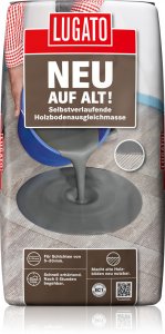 Neu auf Alt - Holzbodenausgleichmasse